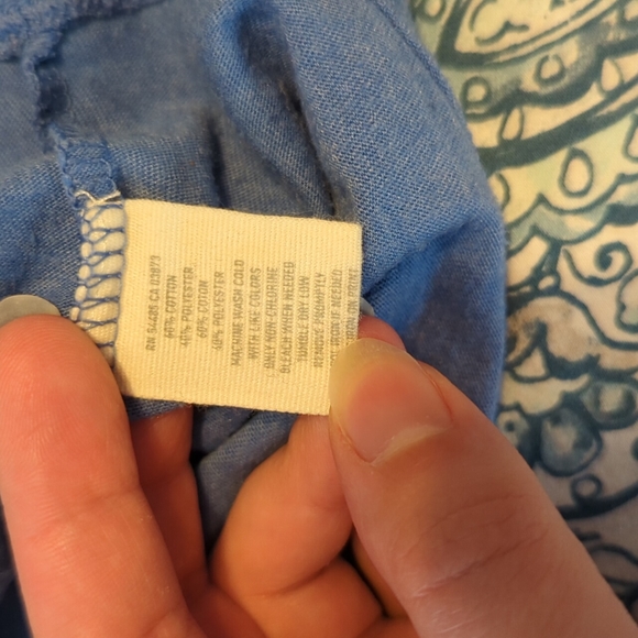 Aerie Blue Crop Top - Picture 4 of 7